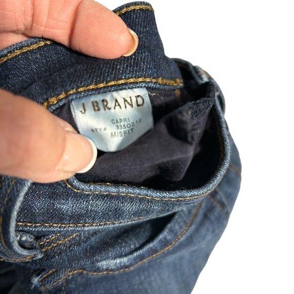 J Brand Dark Wash Distressed Skinny Jeans Sz 26 - Picture 7 of 11